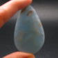 Stunning Lemurian Aquatine Blue Calcite Cabochon From Argentina - 2.2" - 23.30 Grams