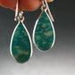 Amazonite Silver Earrings from Russia - 4.51 Grams