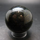 Nuumite Nuummite Sphere Ball From Greenland - 1.9" - 186.37 Grams