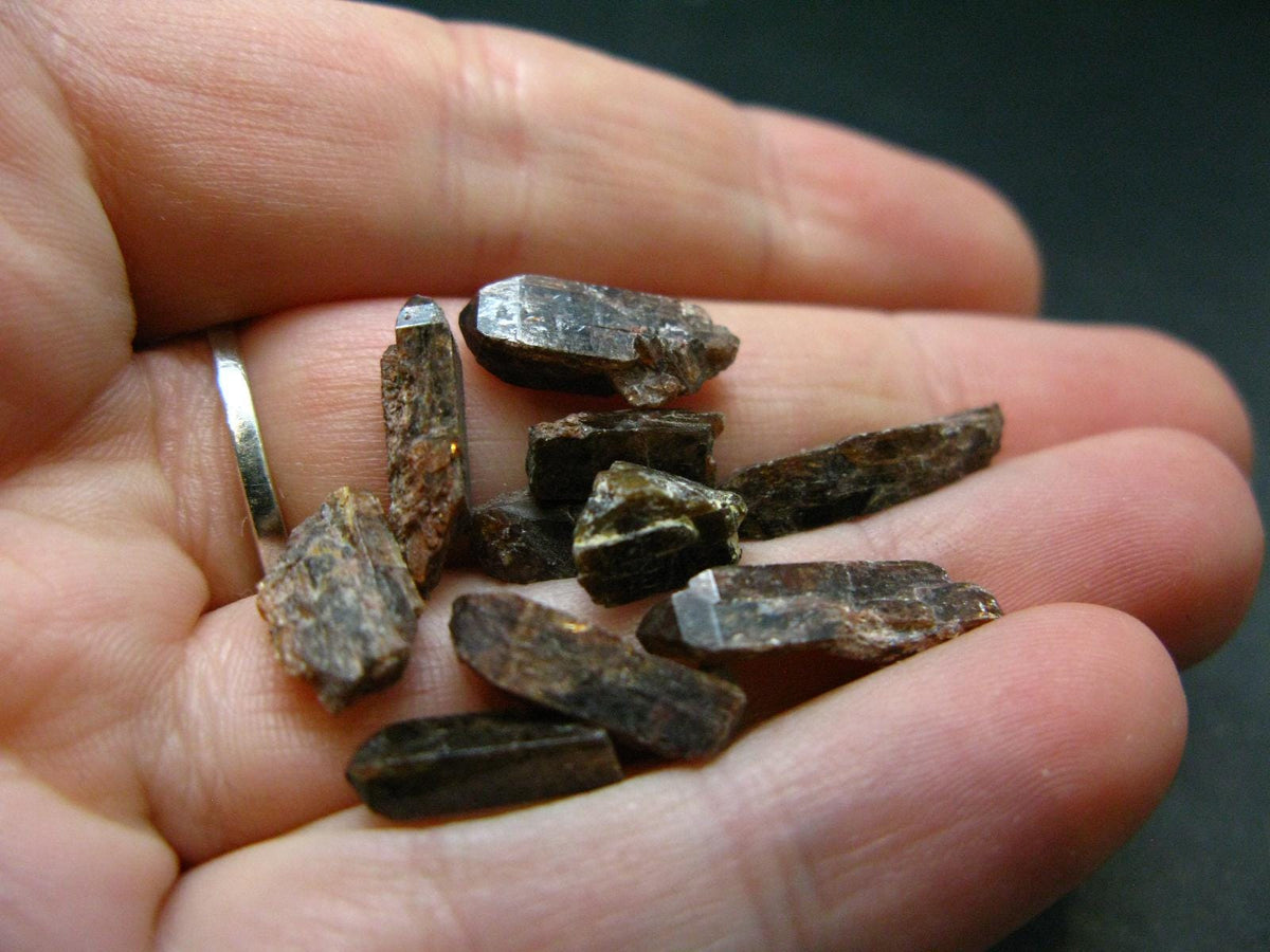 Lot of 10 Xenotime Crystals from Brazil - 30.45 Carats