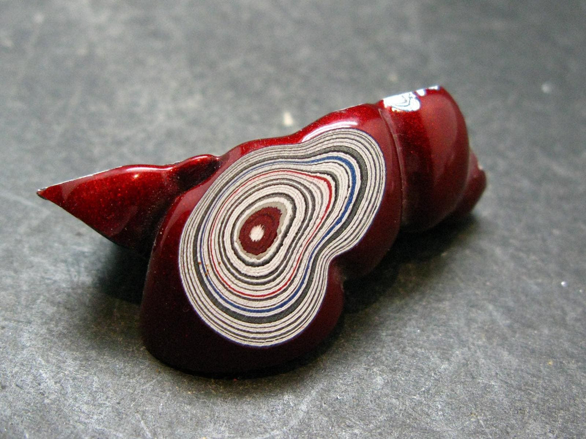 Very Cool Fordite "Detroit Motor City Agate" from Michigan - 1.7"- 7.51 Grams