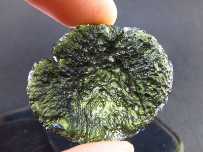 Moldavite Tektite Raw Piece from Czech Republic - 1.4" - 72.45 Carats - 14.5 Grams