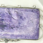 Charoite & Amethyst Sterling Silver Pendant - 78.52 Grams