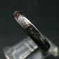 Muonionalusta Meteorite & Opal Steel Ring - 4.60 Grams - Size 7