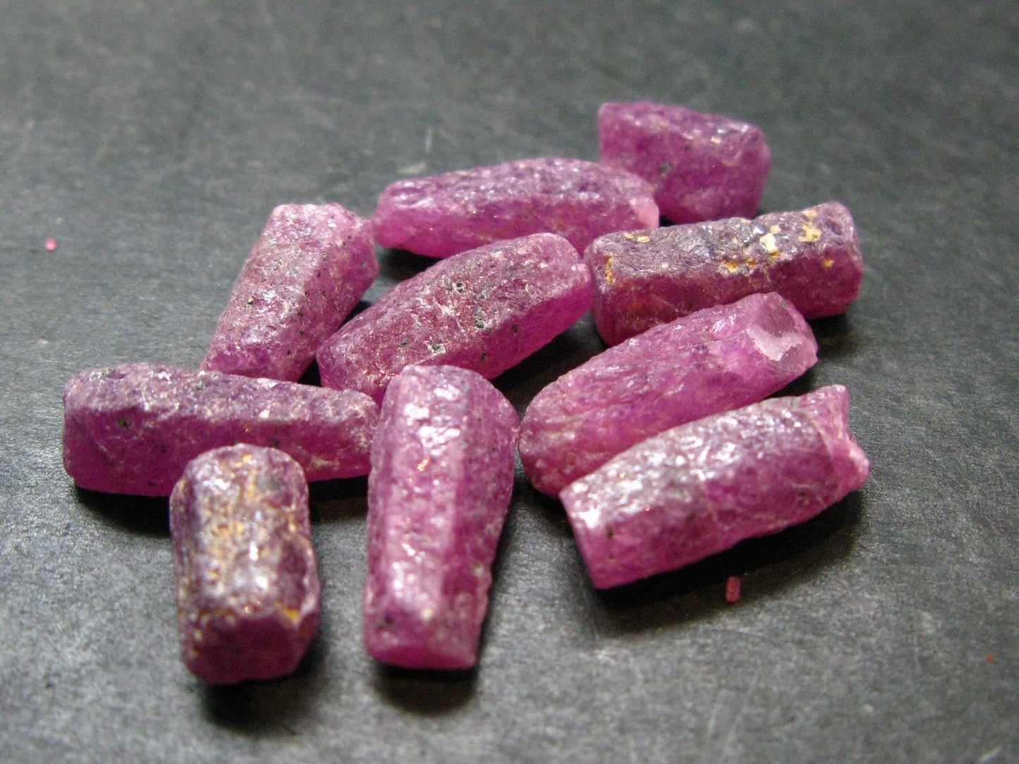 Lot of 10 Ruby Crystals from Winza Tanzania - 15.67 Grams