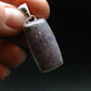 Purple Jade Silver Plated Pendant From Turkey - 1.5" - 6.01 Grams