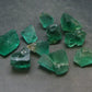 Lot of 10 Green Fluorite Crystals From Diana Mine UK - 35 Grams
