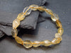 Citrine Genuine Bracelet ~ 7 Inches ~ 12mm Facetted Beads