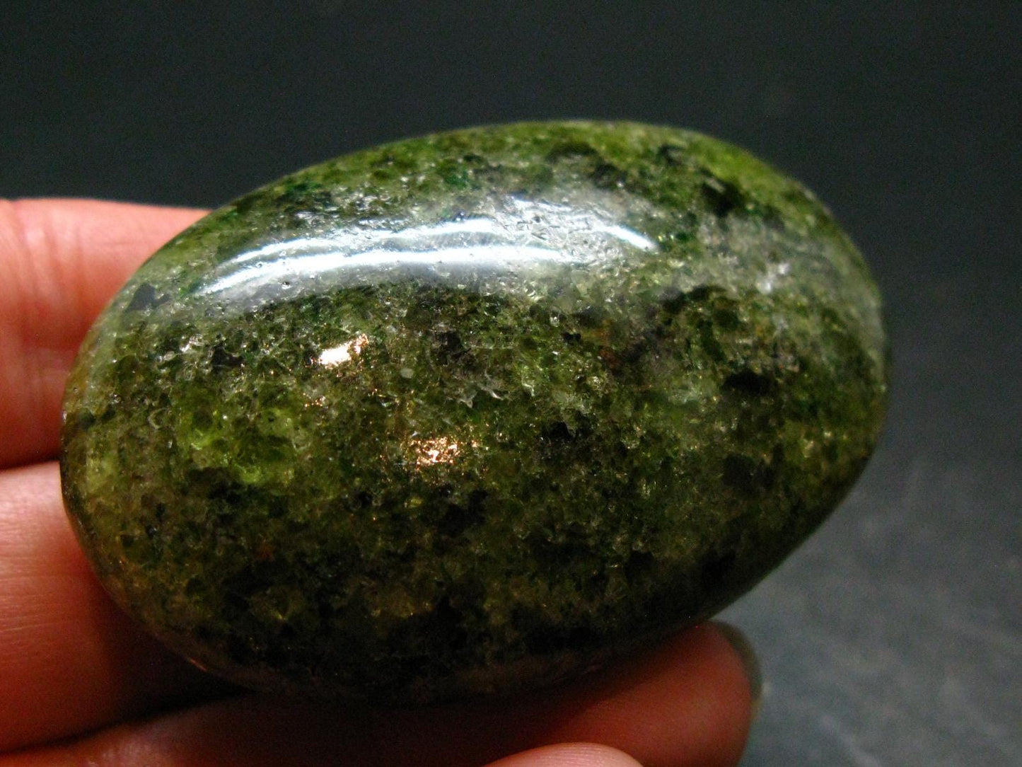 Peridot Olivine Tumbled Stone from Arizona, USA - 2.1" - 65.0 Grams