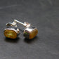 Sphalerite Stud Earrings Sterling Silver From Spain - 1.45 Grams