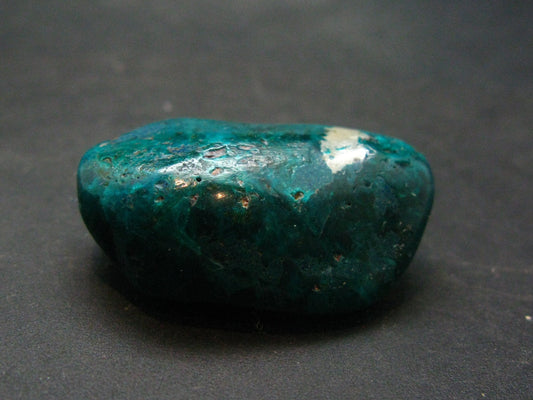 Very Nice Tumbled Dioptase Stone from Congo - 1.4" - 20.23 Grams
