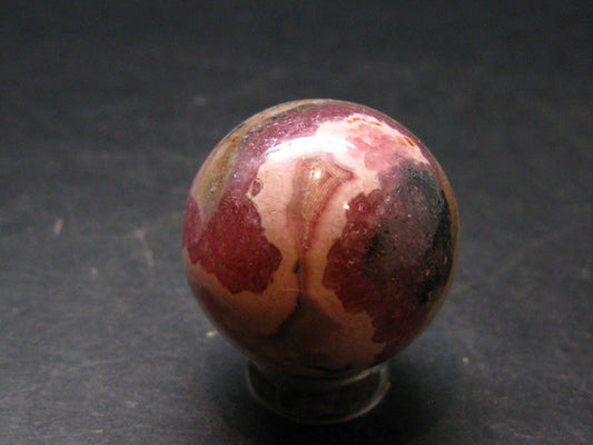 Rhodochrosite Sphere Ball from Argentina - 1.1" - 41.61 Grams