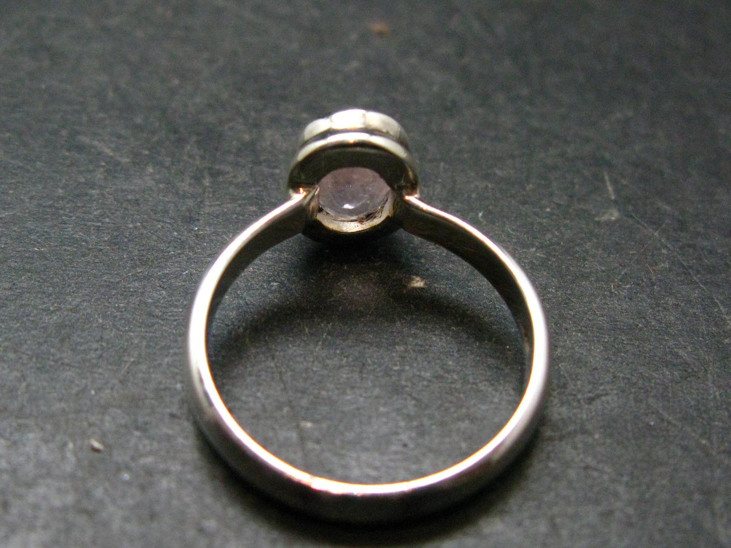 Pink Beryl!! Amazing Natural Morganite Silver Ring From Brazil - Size 8 - 3.34 Grams