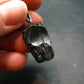 Unpolished Elite Shungite Silver Pendant from Russia - 1.1" - 2.71 Grams