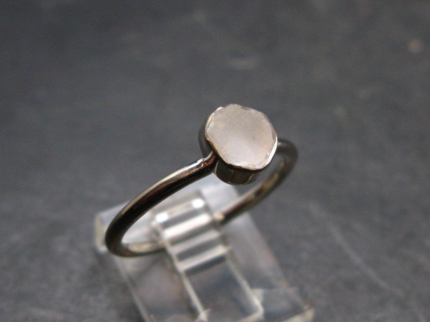 Phenakite Phenacite Sterling Silver Size 8 Ring from Russia - 1.94 Grams