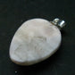 Natrolite Sterling Silver Pendant Necklace From Indonesia - 1.2" - 2.57 Grams