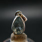 Stunning Genuine Faceted Aquamarine Gem Sterling Silver Pendant From Brazil - 0.7"