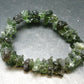 Raw Moldavite Beads Bracelet From Czech Republic - 7" - 16.4 Grams