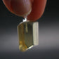 Natural Unheated Citrine Sterling Silver Pendant from Zambia - 1.0" - 3.96 Grams