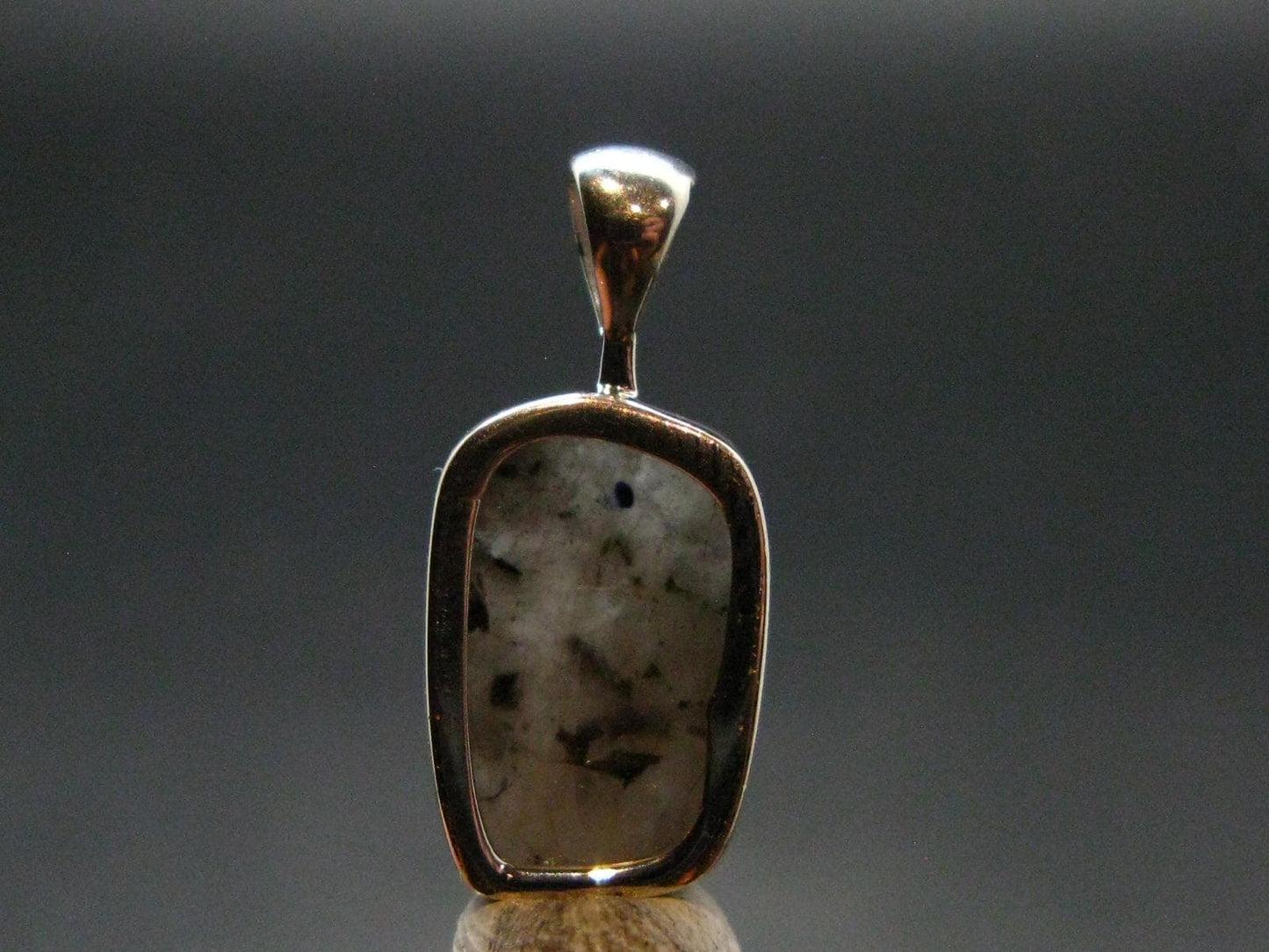 Phenakite Phenacite Crystal Silver Pendant From Russia - 0.7" - 1.29 Grams