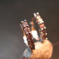 Genuine Alexandrite Gem Silver Earrings From Russia - 1.05 Grams