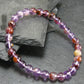 Cacoxenite in Amethyst Genuine Bracelet ~ 7 Inches ~ 6mm Round Beads