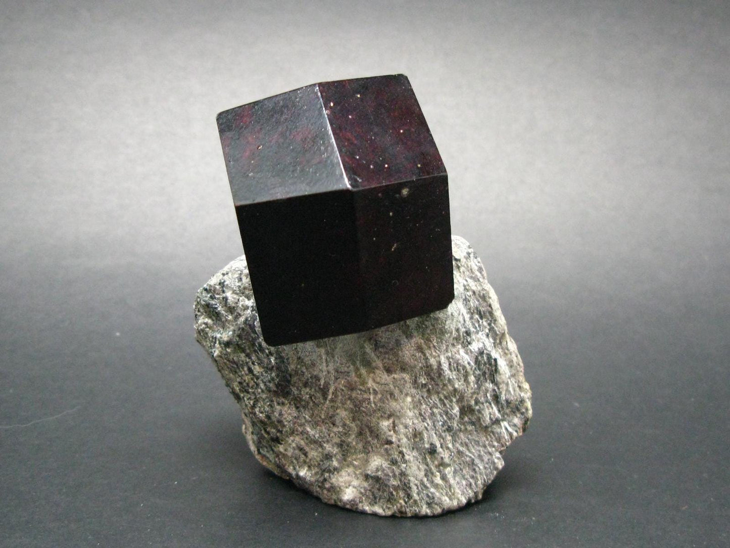 Red Garnet Almandine Cluster From Austria - 3.7"