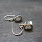 Phenakite Phenacite Facetted Silver Earrings From Russia 3.82 Carats - 2.76 Grams total