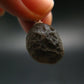 Colombianite Pseudotektite Silver Pendant from Colombia - 3.55 Grams - 0.9"