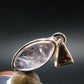 Pink Morganite Silver Pendant From Brazil - 0.9" - 1.92 Grams