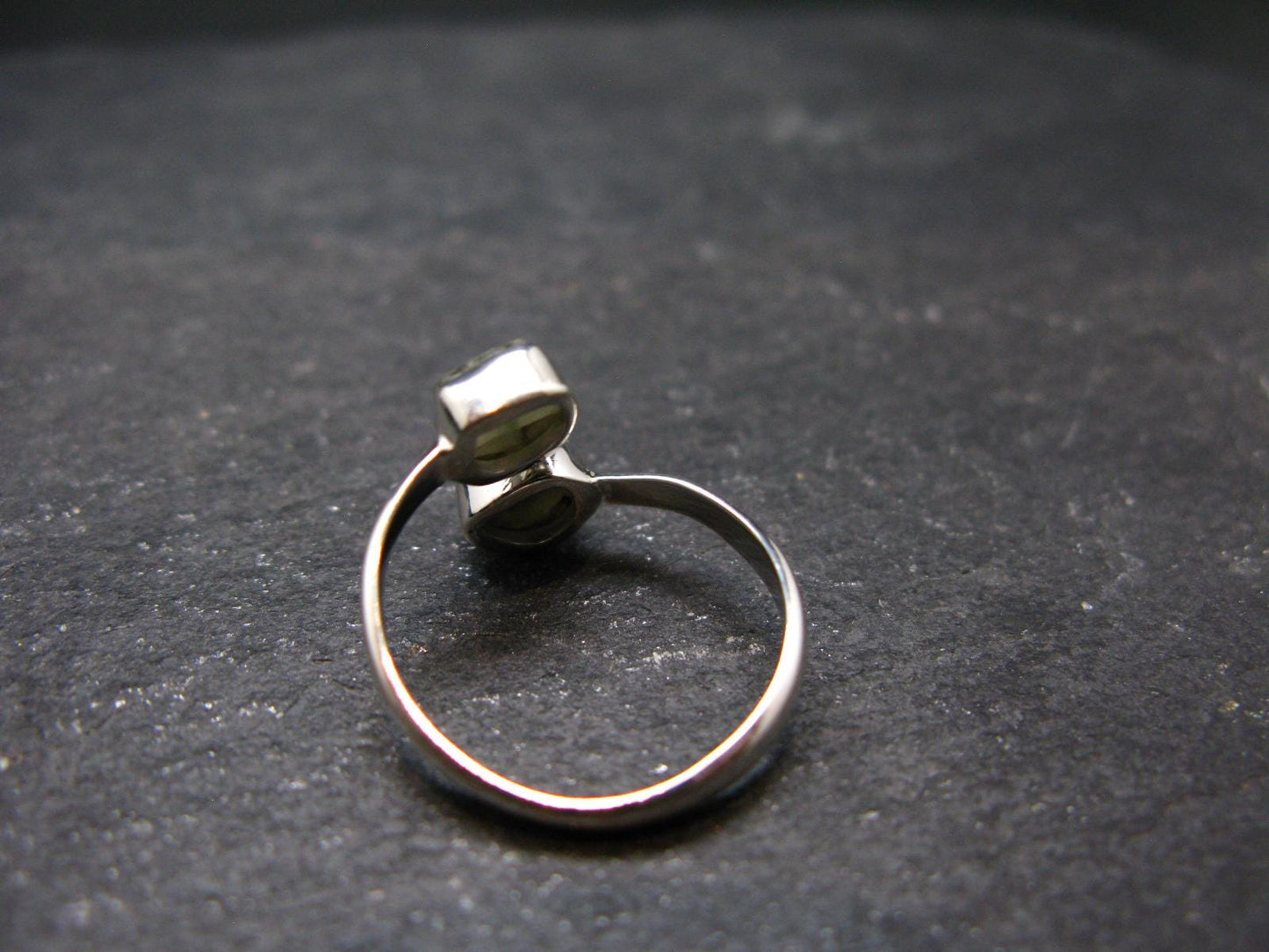 Phenakite Phenacite Crystal Silver Ring From Russia - Size 9 - 2.46 Grams