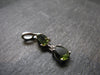 Moldavite Tektite Silver Pendant from Czech Republic - 1.1" - 1.51 Grams