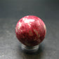 Rare Red Thulite Sphere Ball From Norway - 0.9" - 22.44 Grams