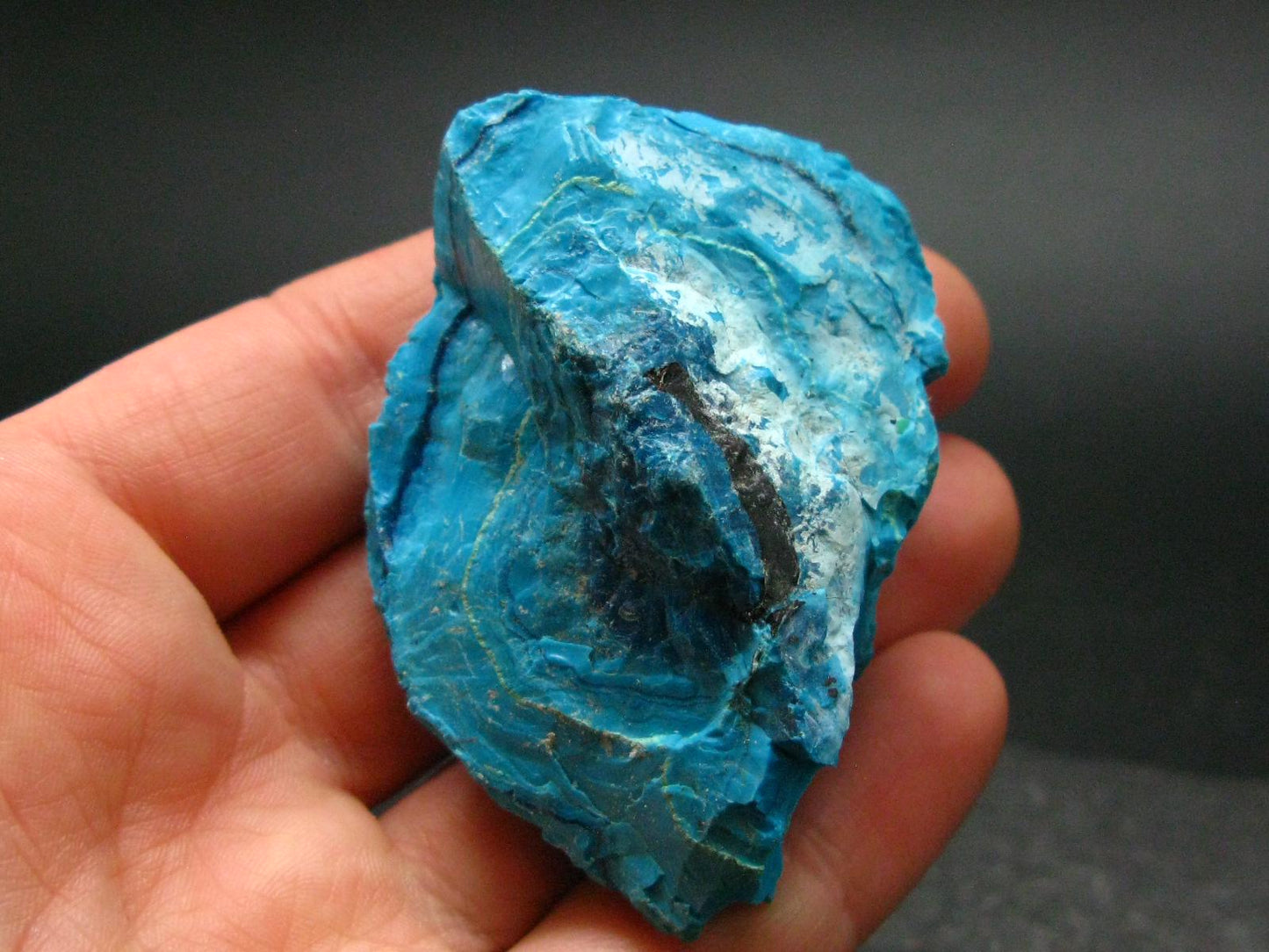 Raw Chrysocola Piece from Peru - 2.2" - 56.09 Grams