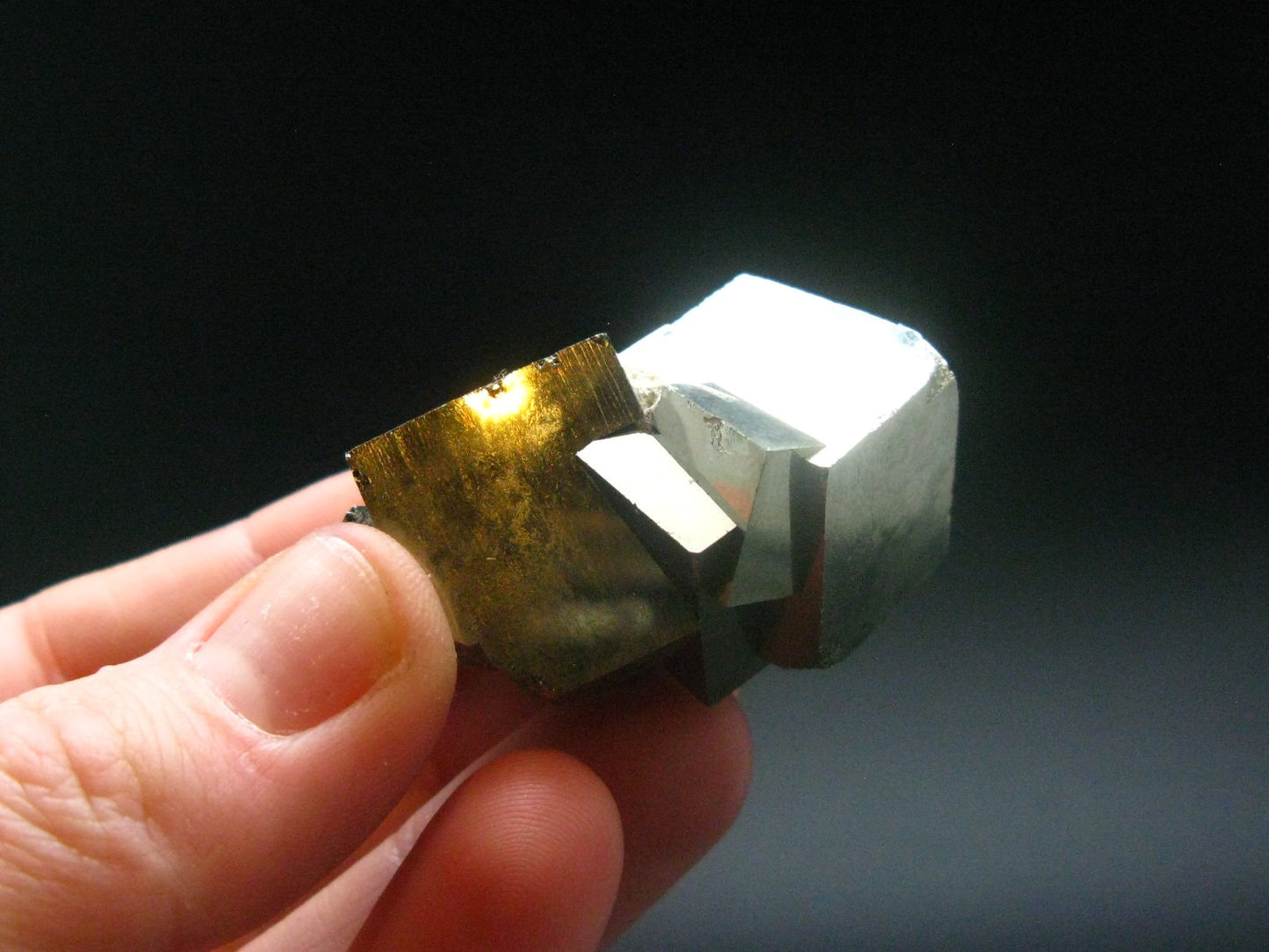 Perfect Pyrite Cube Crystal from Spain - 1.7" - 52.13 Grams