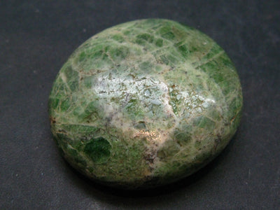 Chrome Diopside Tumbled Stone From Russia - 48.9 Grams - 1.8"