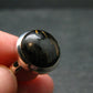 Real!! Very Rare Nuumite Nuummite Sterling Silver Ring from Greenland - 5.71 Grams - Size 8