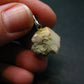 Natural Unpolished Rough Opal With Play of Color 925 Silver Pendant from Ethiopia - 0.8" - 1.64 Grams
