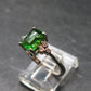 Helenite Gaia Stone Gem Sterling Silver Ring From Washington - Size 8 - 1.69 Carats