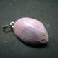 Phosphosiderite Tumbled Silver Pendant From Peru - 1.2"