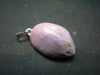 Phosphosiderite Tumbled Silver Pendant From Peru - 1.2"