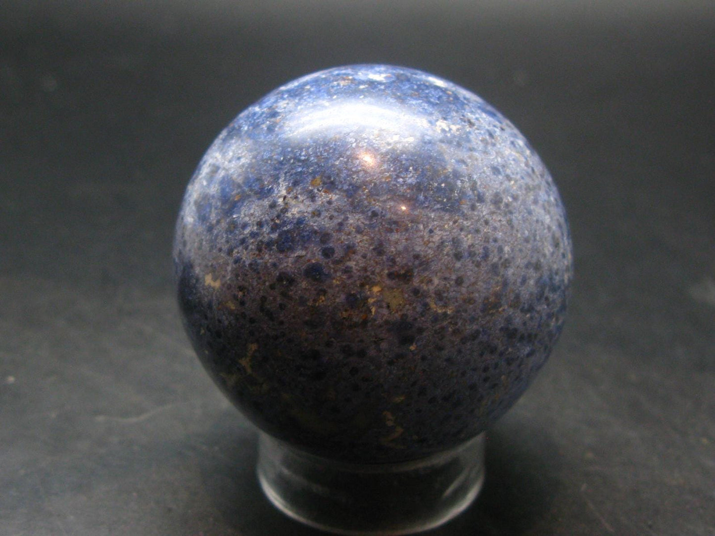 Dumortierite Ball Sphere From Peru - 192.26 Grams - 1.9"