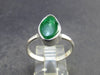 Tsavorite Gem Green Garnet Sterling Silver Ring from Tanzania - 3.60 Grams - Size 9