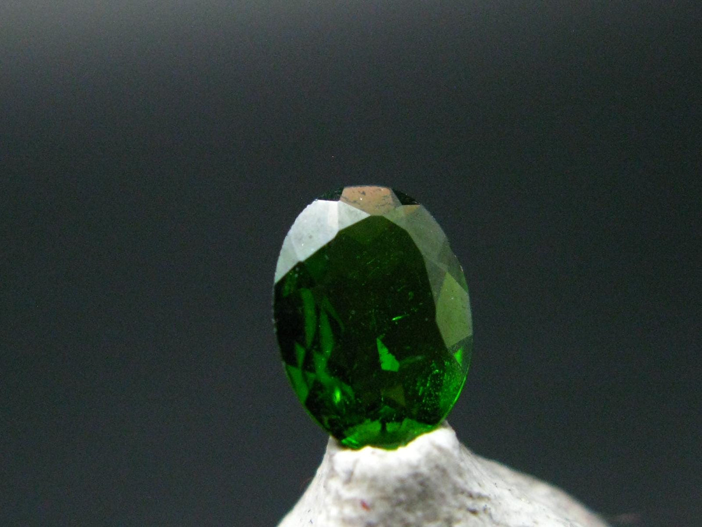 Chrome Diopside Gem Cut Stone From Russia - 0.56 Carats