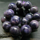 Tiffany Stone Violet Opal Genuine Bracelet ~ 7.5 Inches ~ 12mm Round Beads