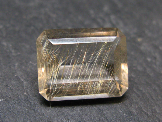 Rutilated Quartz Cut Stone From Brazil - 9.78 Carats