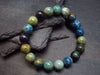 Azurite Genuine Bracelet ~ 7 Inches ~ 10mm Round Beads