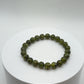 Natural Peridot Beaded Stretch Bracelet | August Birthstone Jewelry