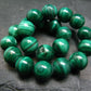 Malachite Genuine Bracelet ~ 7 Inches ~ 10mm Round Beads