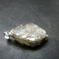 Gem Color Change See-Thru Straw Terminated Crystal Diaspore Crystal Silver Pendant From Turkey - 1.2" - 8.16 Grams